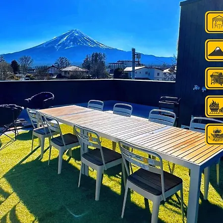 ヴィラ山間堂 Terrace Villa Bbq Bonfire Fuji View Annovillas Fujikawaguchiko Extérieur photo