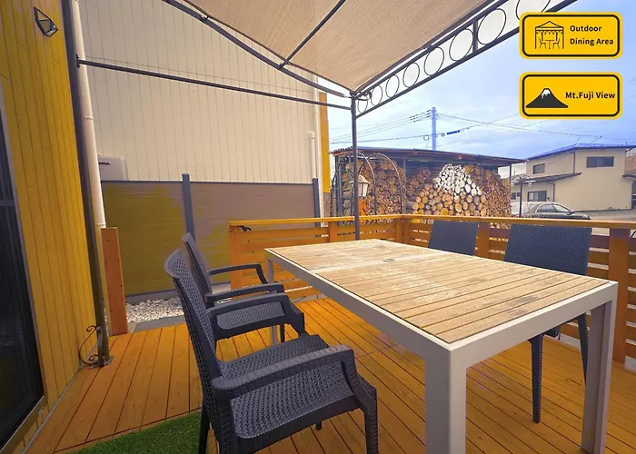 ヴィラ山間堂 Terrace Villa Bbq Bonfire Fuji View Annovillas