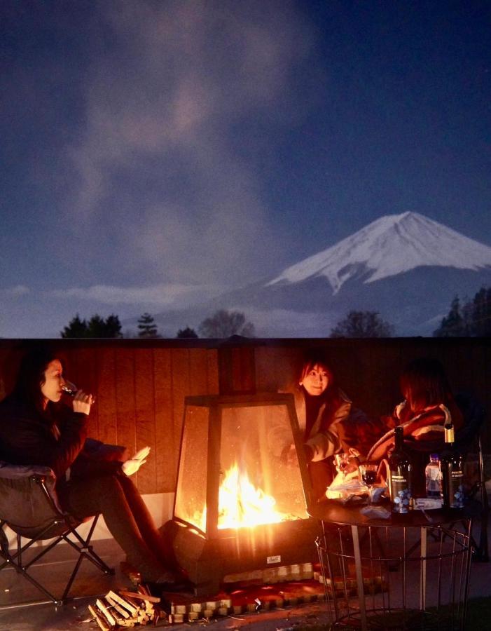 ヴィラ山間堂 Terrace Bbq Bonfire Fuji View Annovillas Fujikawaguchiko